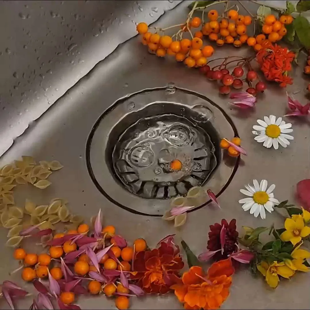 Сетка (ситечко) для раковины для кухни из нержавеющей стали/ Сеточка, сито для слива в мойку металлическая/ Пробка, затычка в раковину на кухне 81 мм