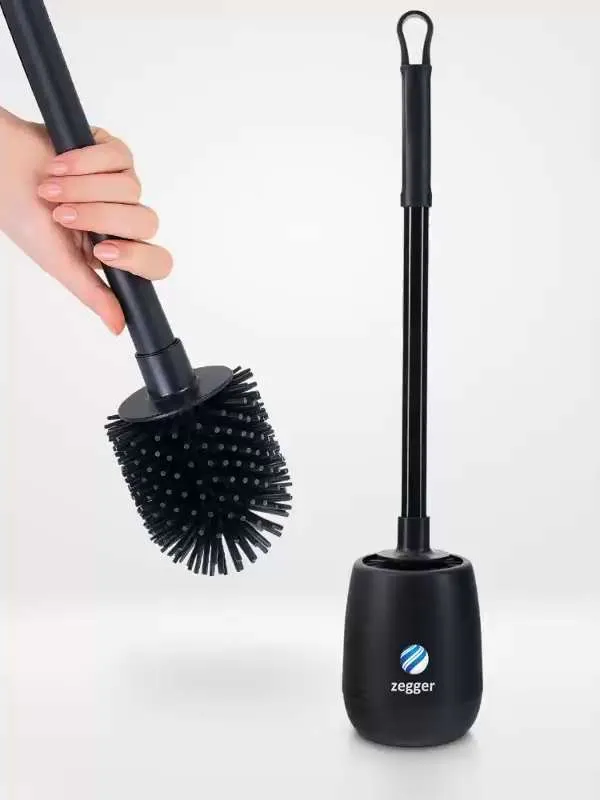 Ершик для унитаза zegger, черный, 1 шт