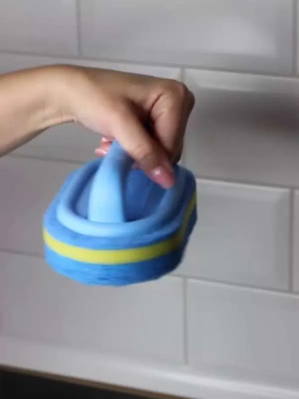 Губка, 1 уп, Полипропилен, Пластик