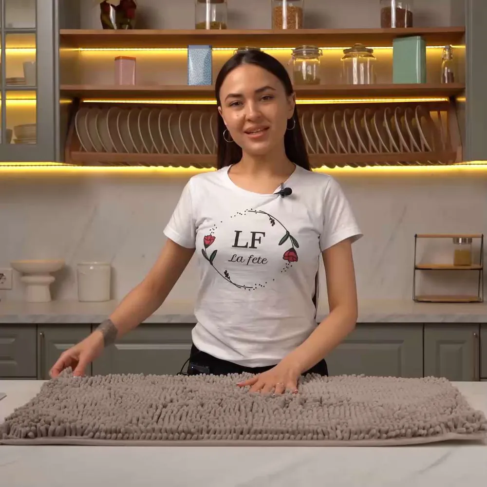 Коврик для ванной 50*80, коврик в ванную противоскользящий