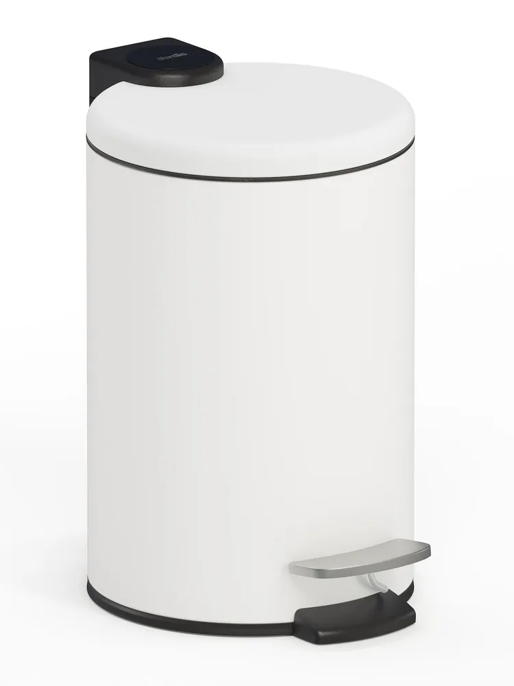 Мусорное ведро Stardis, 1 шт, Сталь, белый