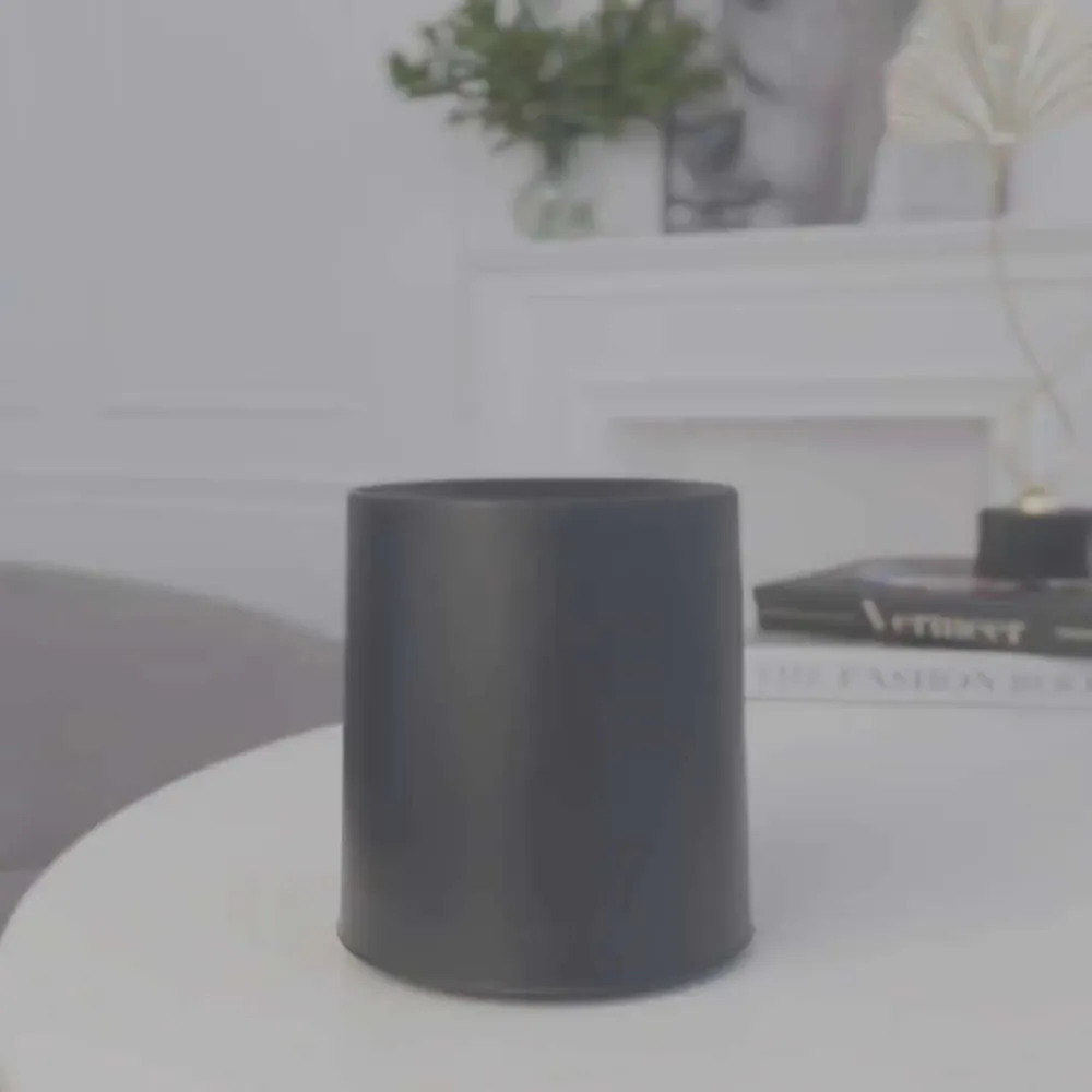 Мусорное ведро, 1 шт, черный матовый