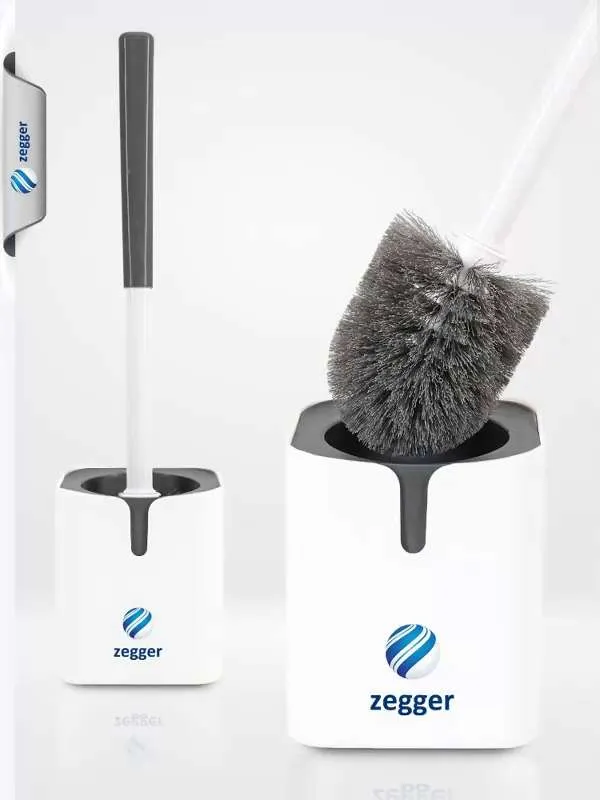 Ершик для унитаза zegger, белый, 1 шт