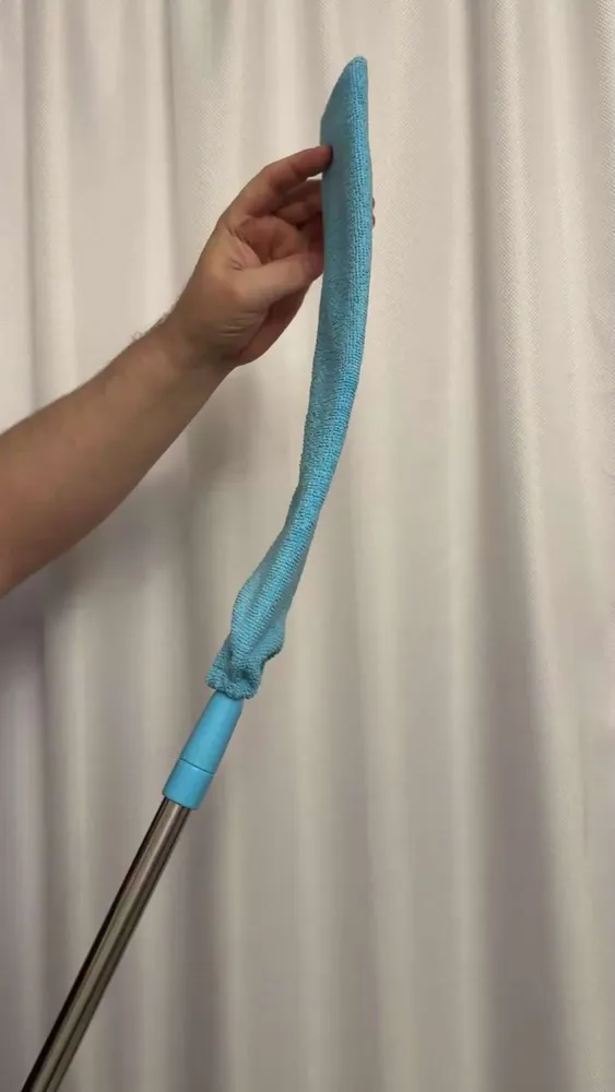 Швабра для труднодоступных мест с дополнительной насадкой. Тонкая, гибкая, щелевая