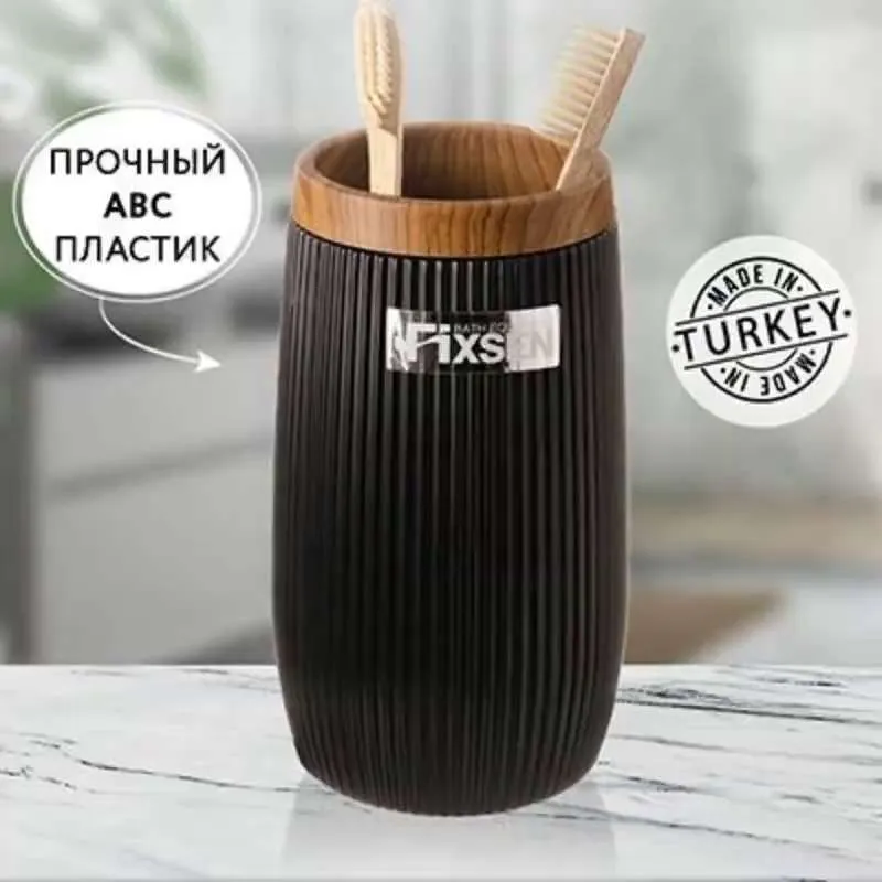 Стакан для зубных щеток Fixsen Black Boom