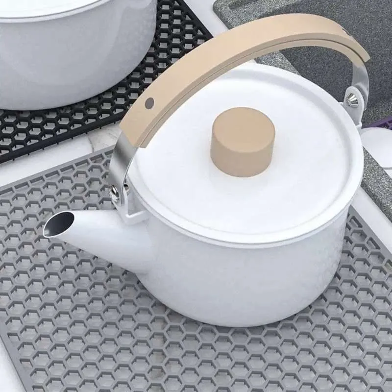 Теплоизоляционный коврик для раковины, Силиконовый коврик для слива, 30,5*30,5