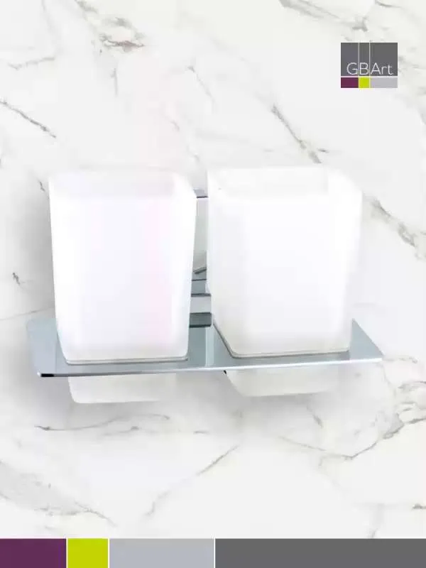 Стаканы для зубных щеток настенные HAIBA