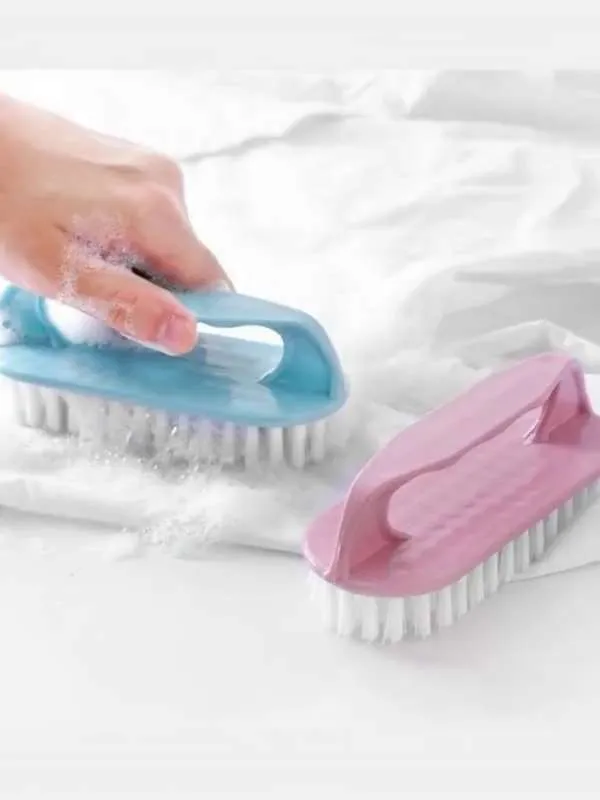 Щетка ручная Доляна, Пластик, голубой, розовый