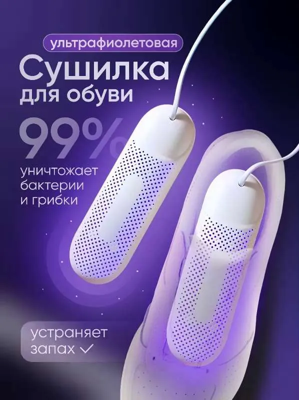 Hausland Сушилка для обуви электрическая домашняя с таймером, 1шт