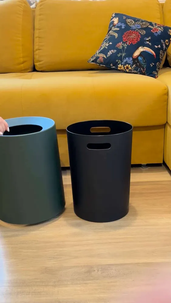 Мусорное ведро Пластик Store, 1 шт, темно-зеленый