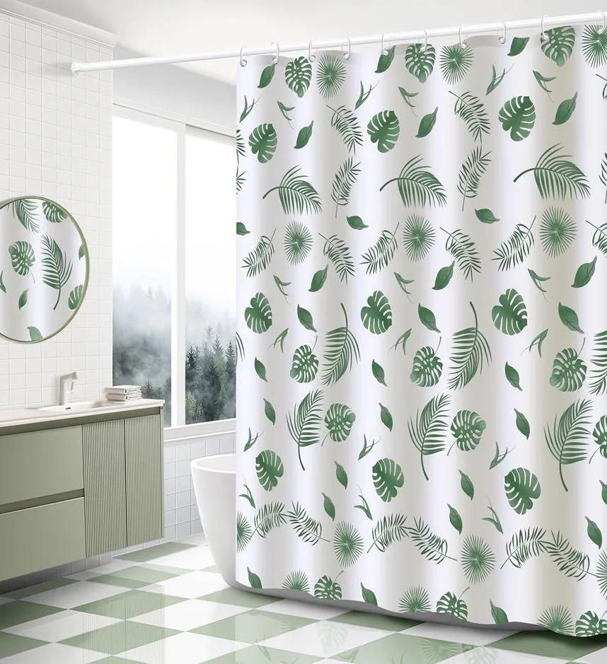 Штора для ванной 200x200 см с кольцами 275178 Идеальная-