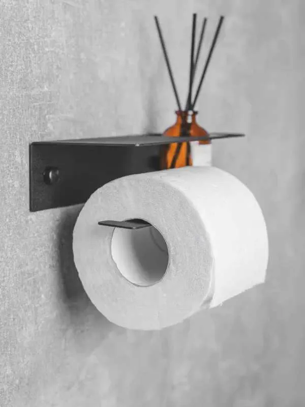Держатель для туалетной бумаги Черный муар