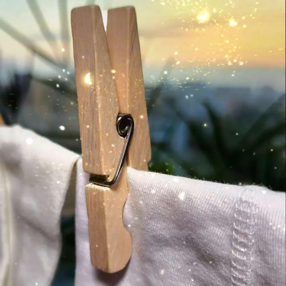 Прищепки для белья деревянные ( Бук) 20 шт.