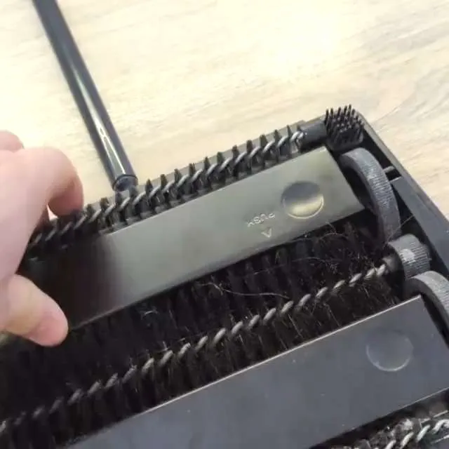 Щетка ручная PVHOME, ABS пластик, Металл, оранжевый