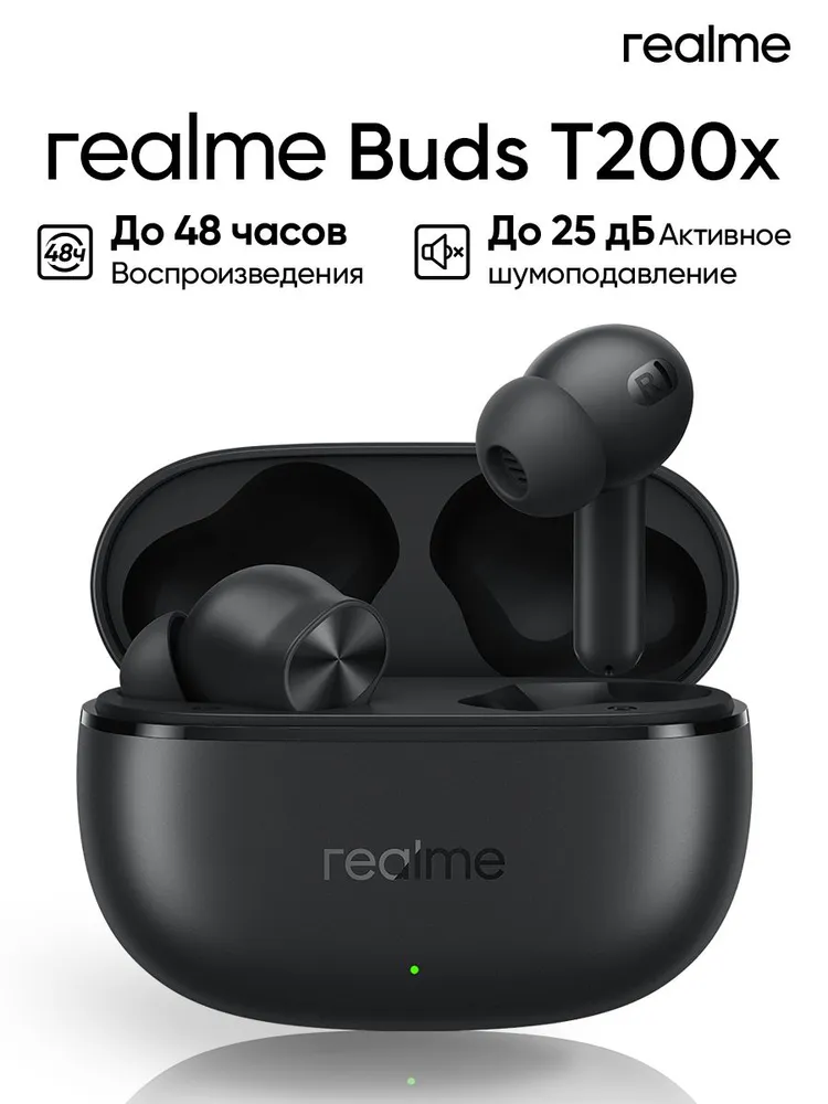 Наушники Вкладыши realme T200 X Беспроводное 32 6941764461727