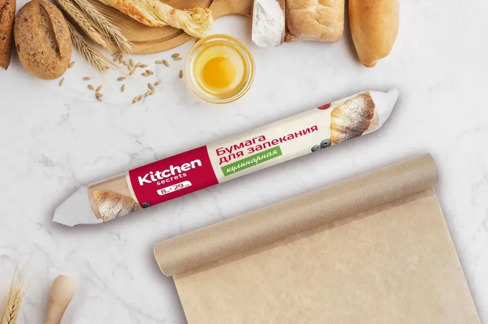 Пергамент для выпечки 8м*29 см . Kitchen