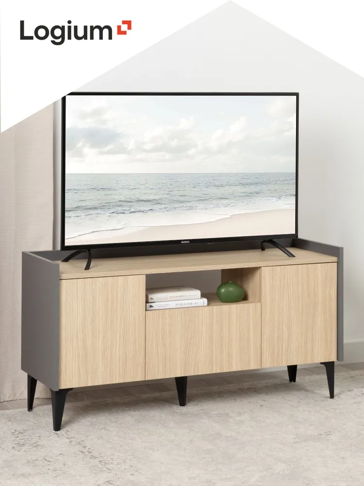 Тумба под ТВ Logium ЛДСП, 115x36.4x57.8 см