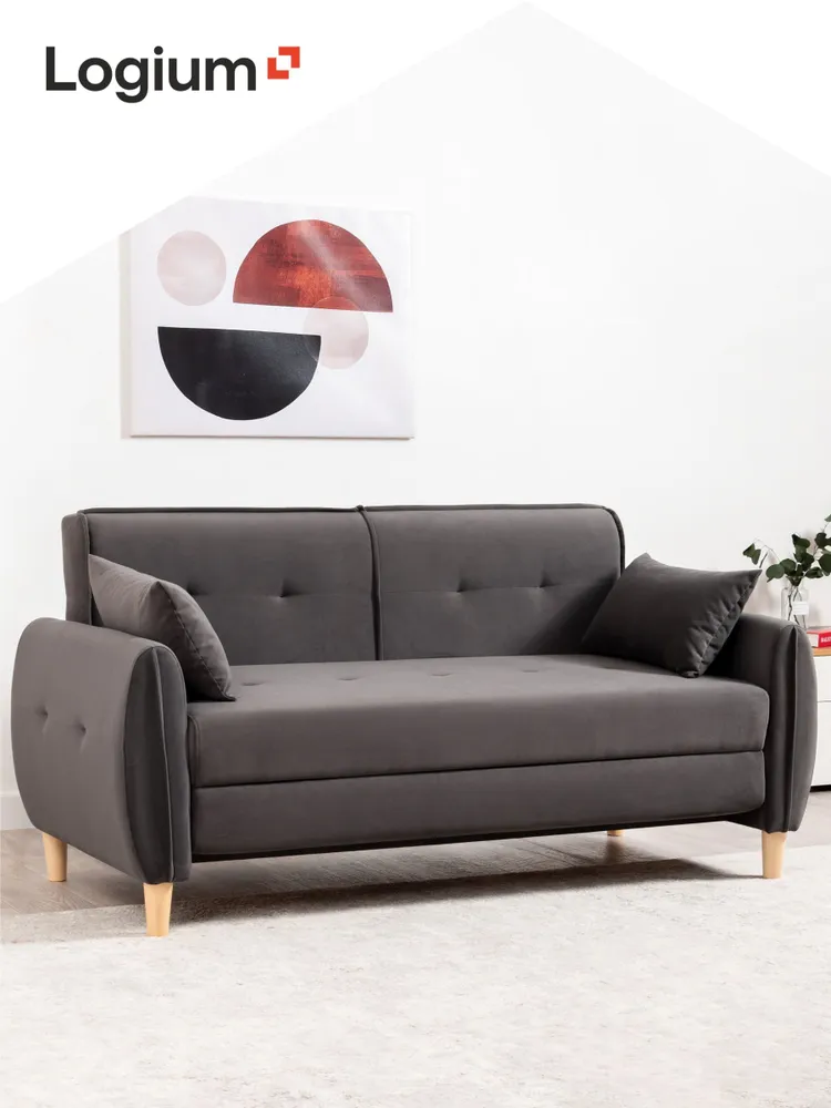 Диван раскладной Ханна 01.05 диван, механизм Еврокнижка, Еврософа, 170х89х85 см