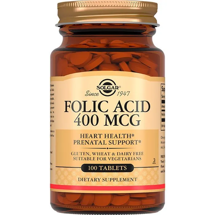 Solgar Фолиевая кислота таб. №100