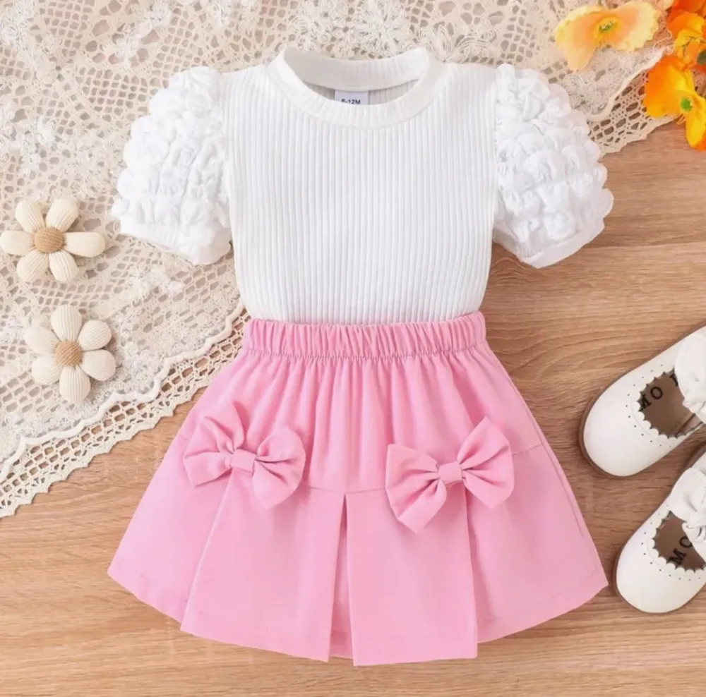 Комплект одежды Девочки Вечерний/праздничный розовая гвоздика, размер 100, рост 100 Лето