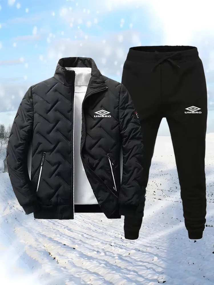 Комплект верхней одежды Мужской UMBRO круглый На любой сезон, размер 52 Спортивный черный