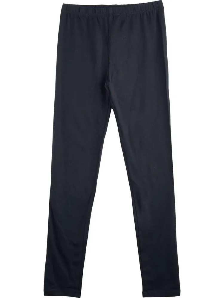 Легинсы Девочки Daniele Patrici черный Хлопок, Эластан Повседневный, размер 140 На любой сезон облегающий Китай Высокая Однотонный