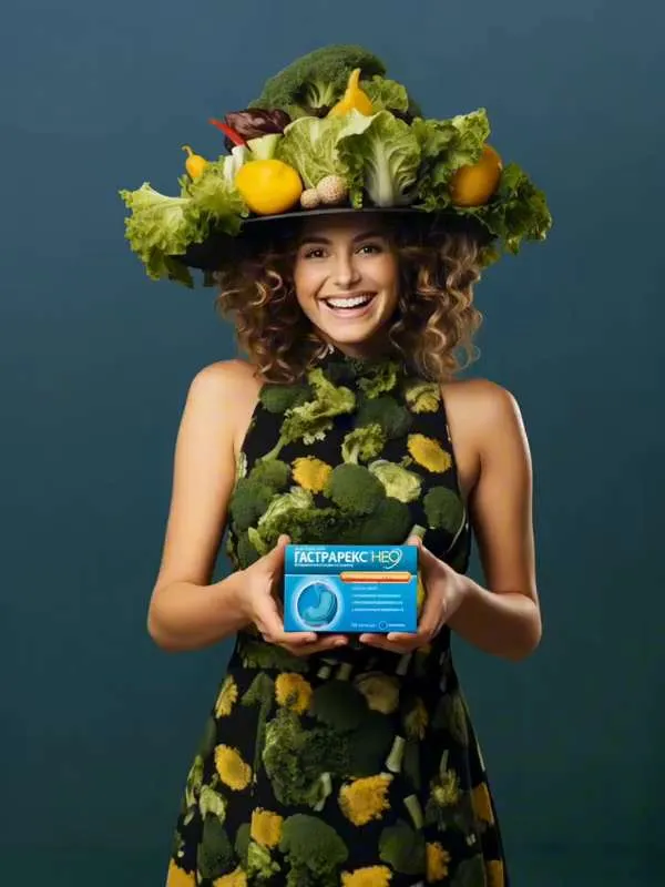 Гастрарекс НЕО для защиты желудка, витамин U, 30 капсул