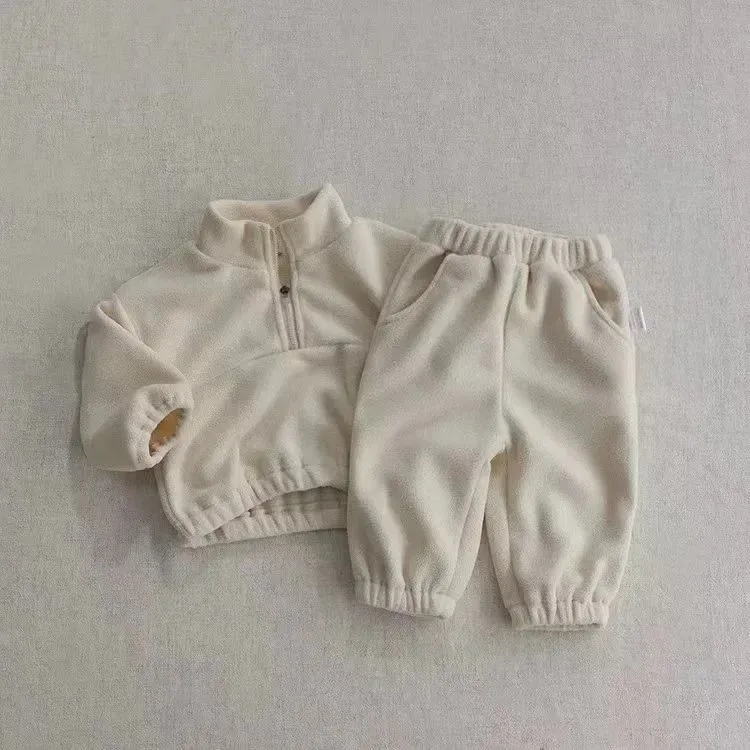 Комплект одежды Девочки, Мальчики бежевый, размер 70 Карманы Китай Демисезон