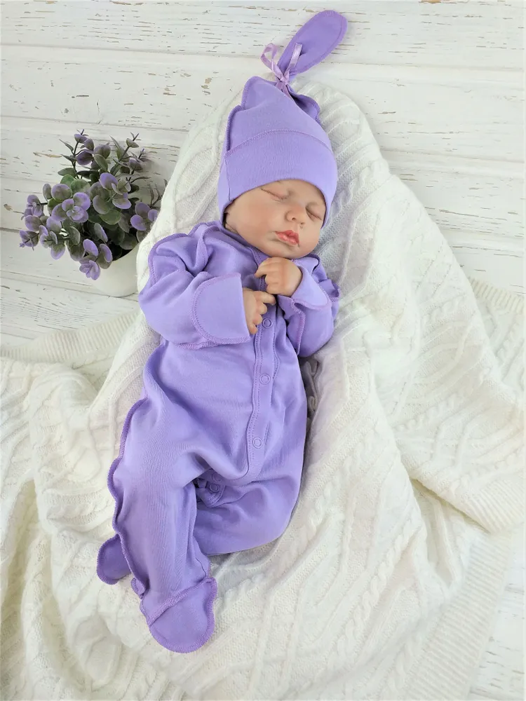 Комплект одежды Девочки СВС Повседневный лиловый, размер 46 Хлопок, рост 46 Россия На любой сезон Кнопки