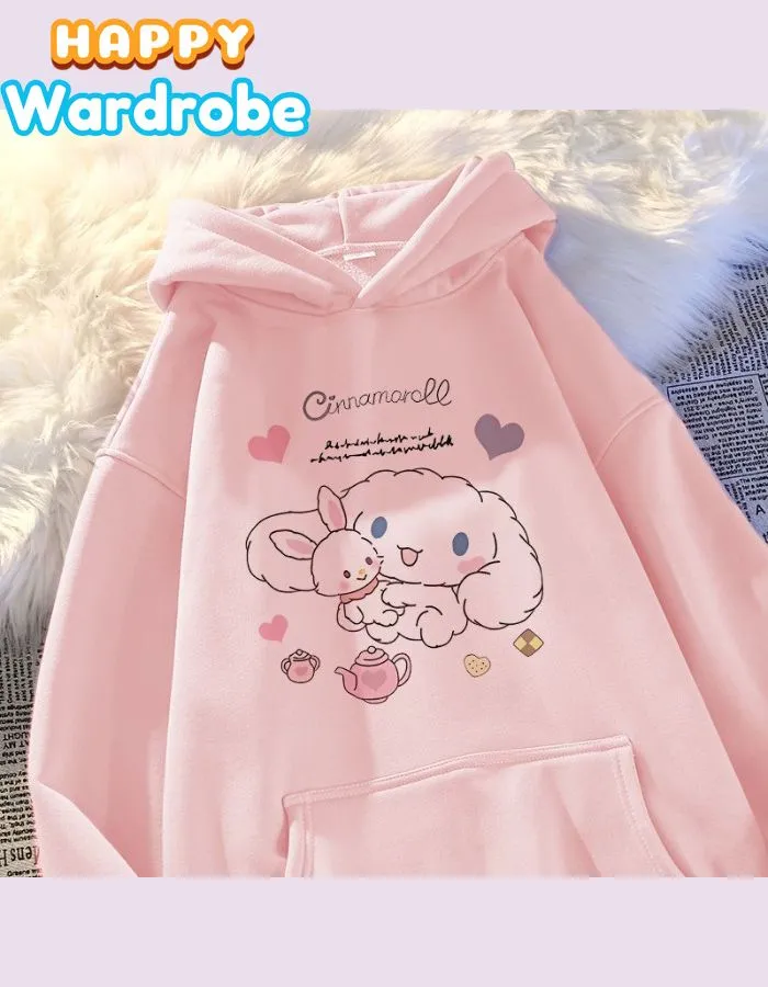 Худи Девочки Happy Wardrobe Аппликация розовый Хлопок, размер 140 Анималистический, Орнамент Китай