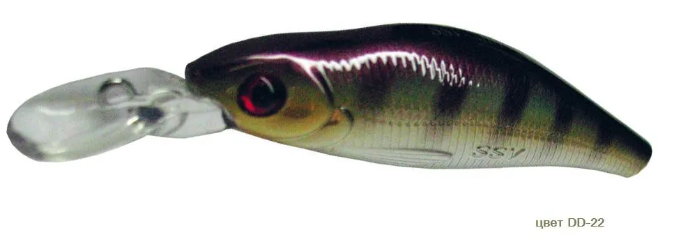 Воблер Шэд ( Shad) Серебряный Ручей MIG-1.2 м