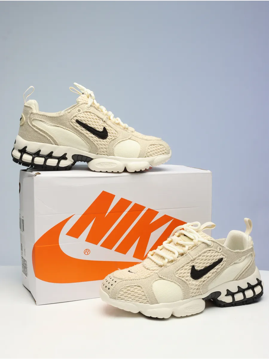 Кроссовки Air Zoom Spiridon Cage 2 Stussy Fossil