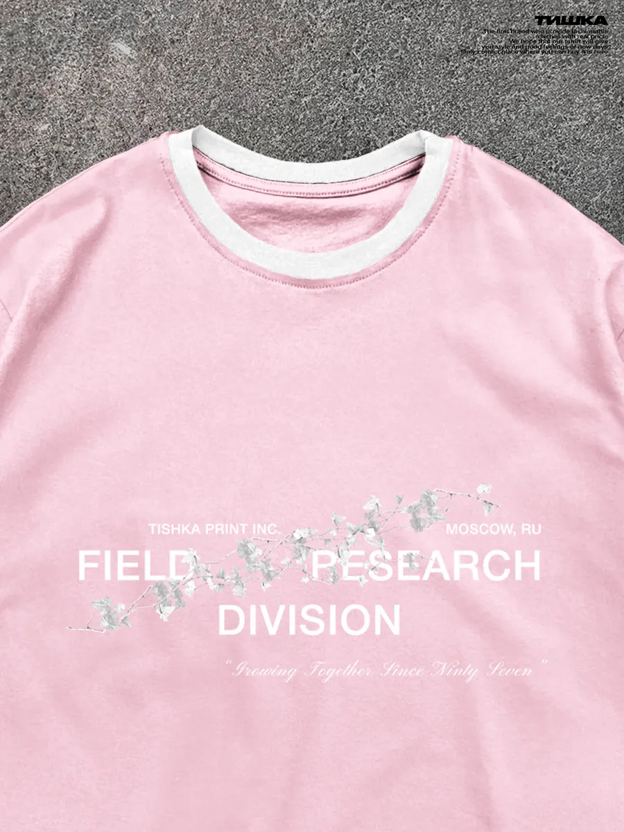 Милая футболка с цветами олд мани