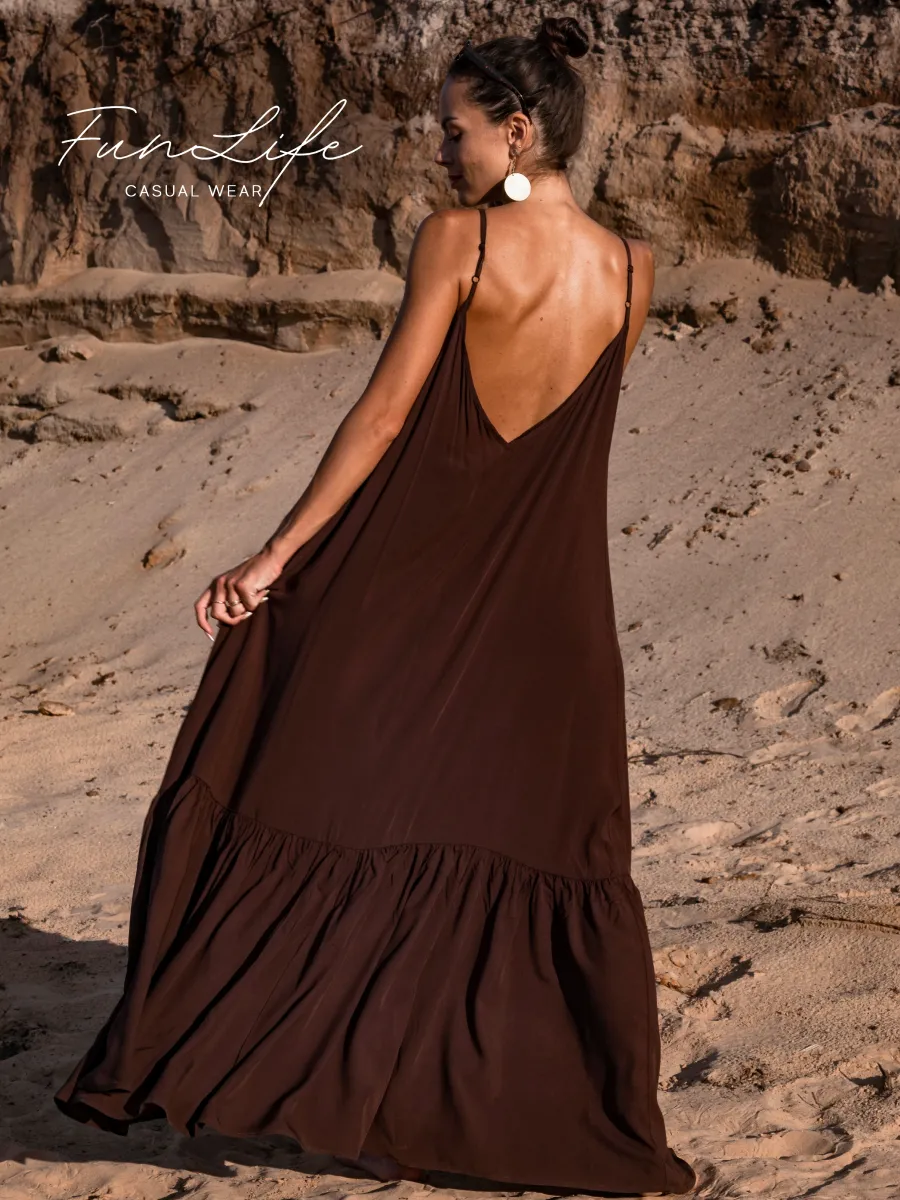 Сарафан летний женский длинный