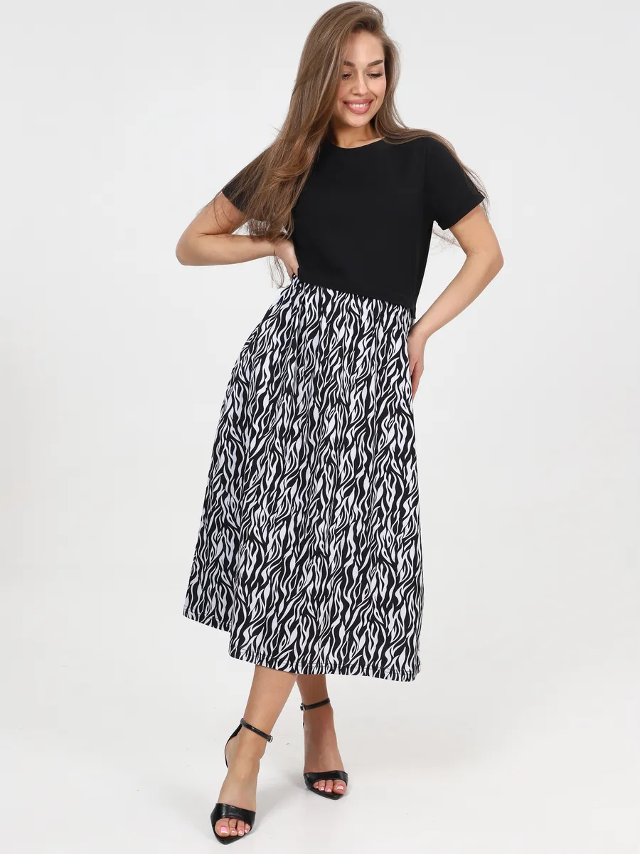 Платье домашнее больших размеров