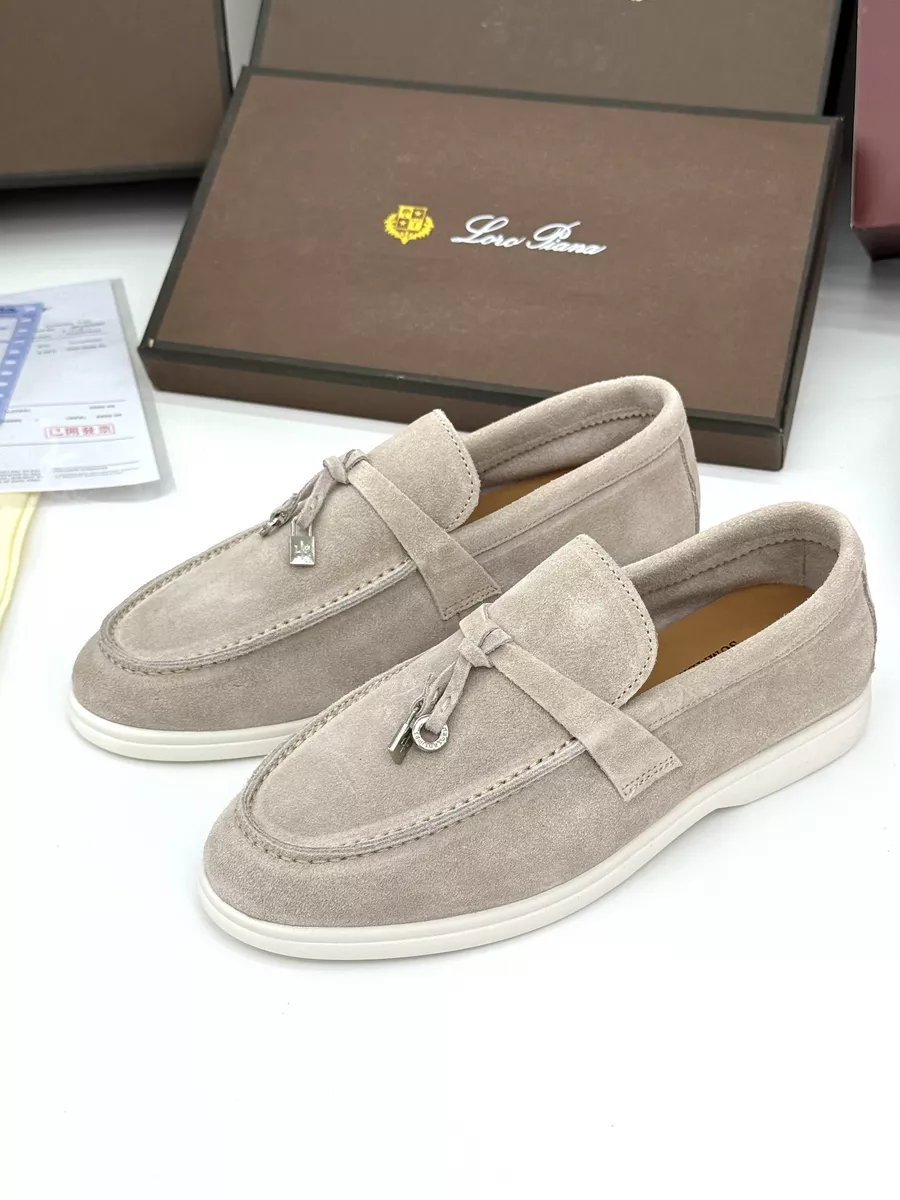 Лоферы из натуральной замши