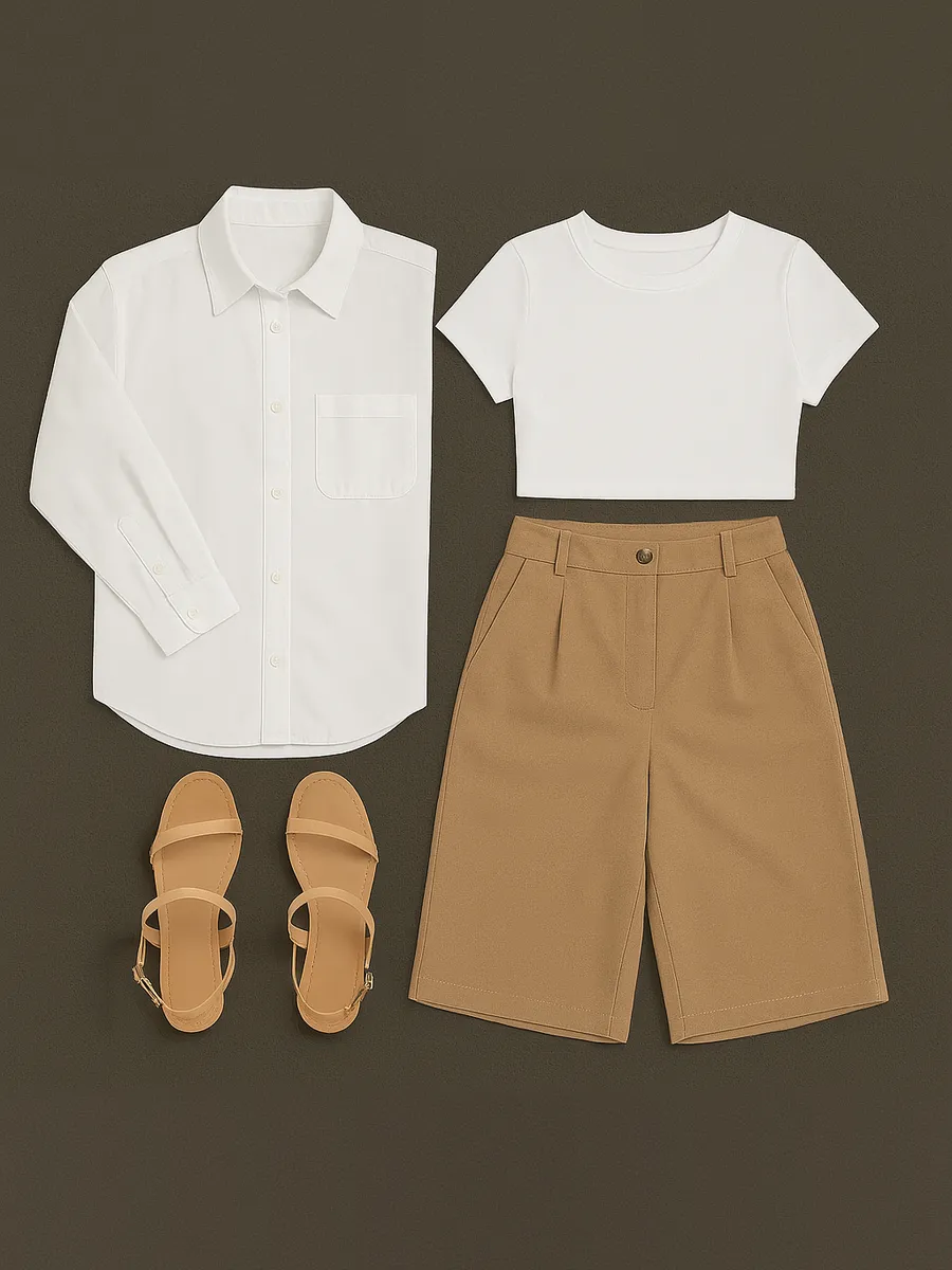 Бермуды удлиненные летние больших размеров джинсовые стрейч