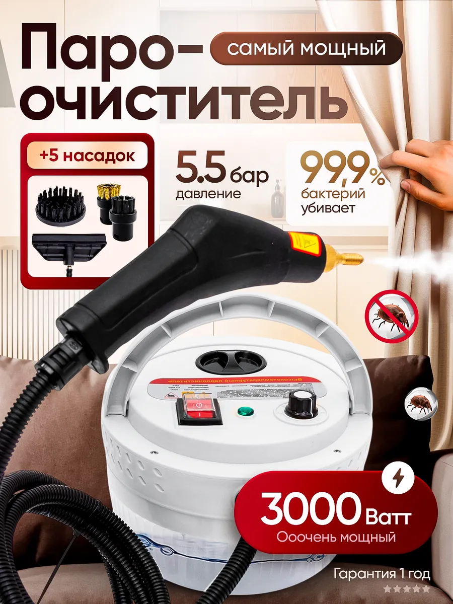 Мощный пароочиститель для дома