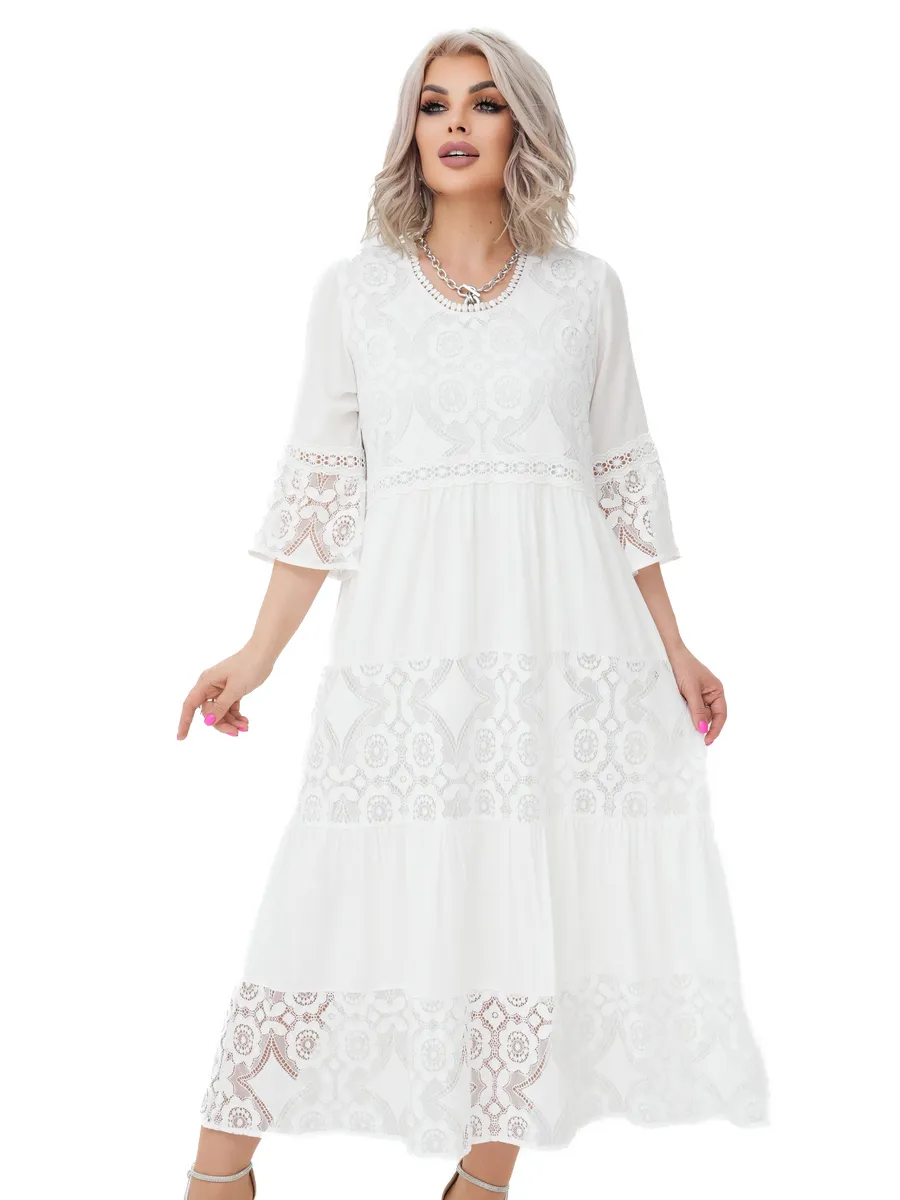 Платье длинное нарядное летнее