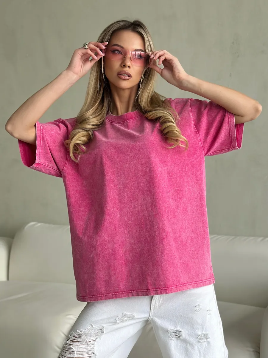 Футболка вареная оверсайз винтаж женская