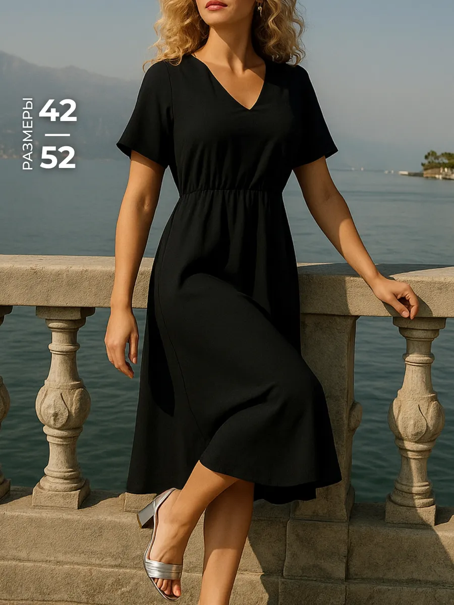 Платье женское летнее повседневное легкое свободное