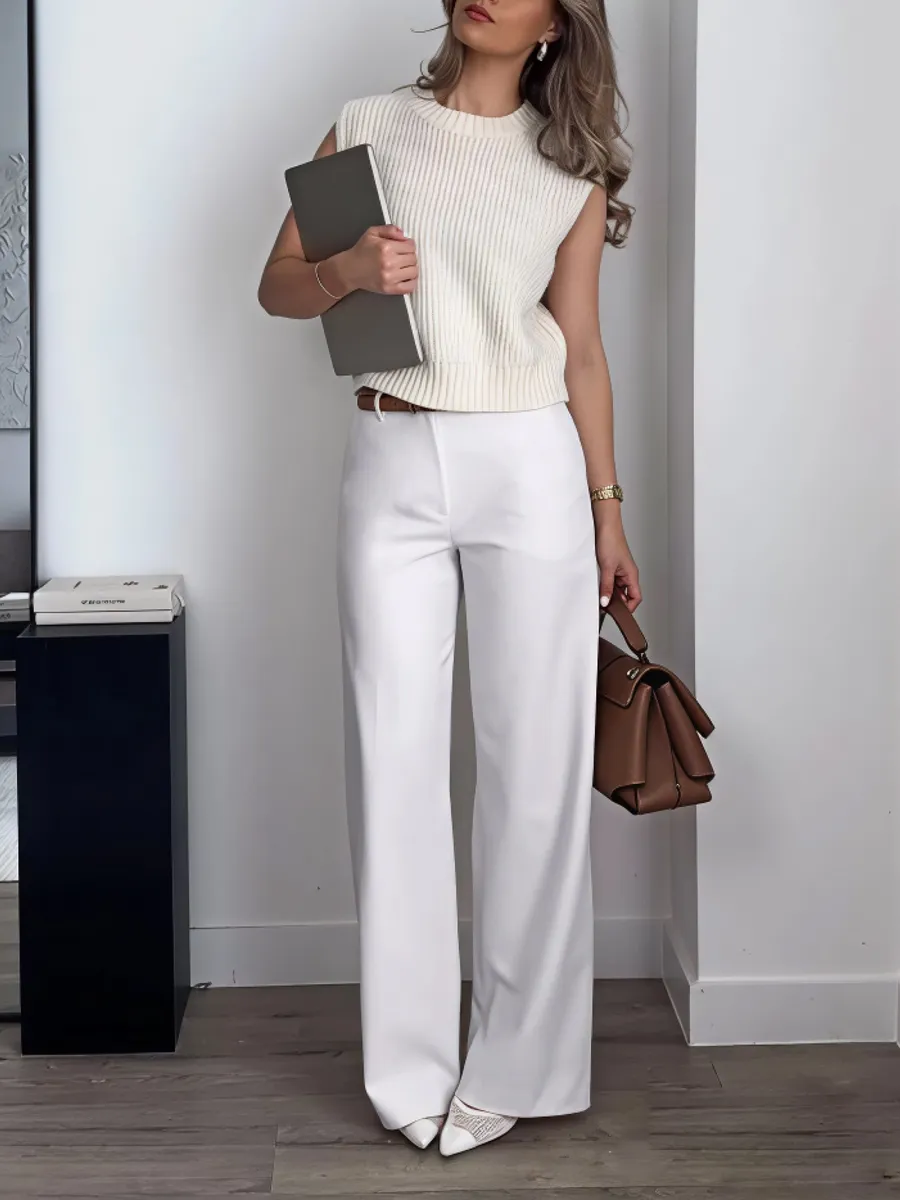 Брюки палаццо классические широкие