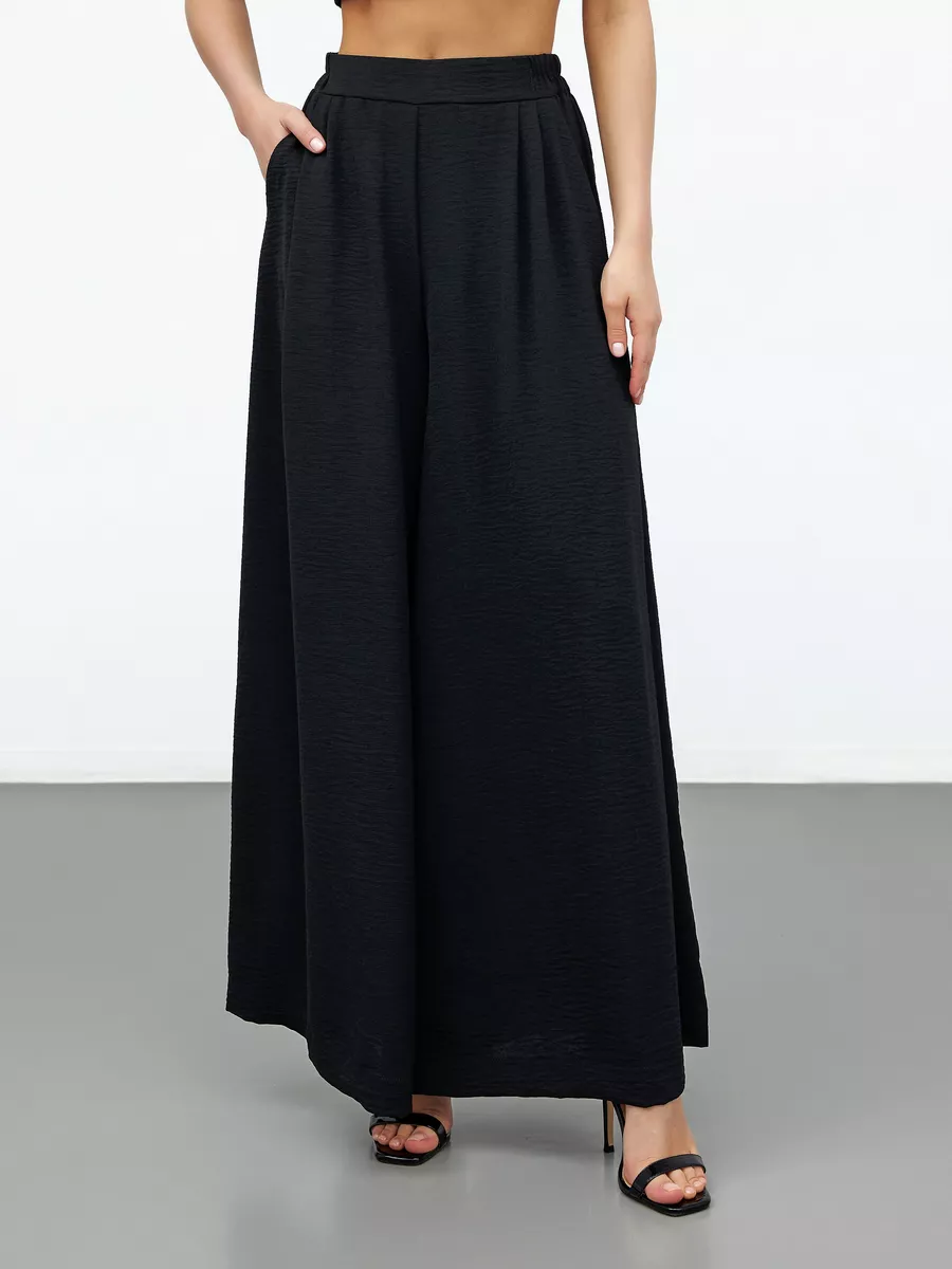 Брюки палаццо классические широкие