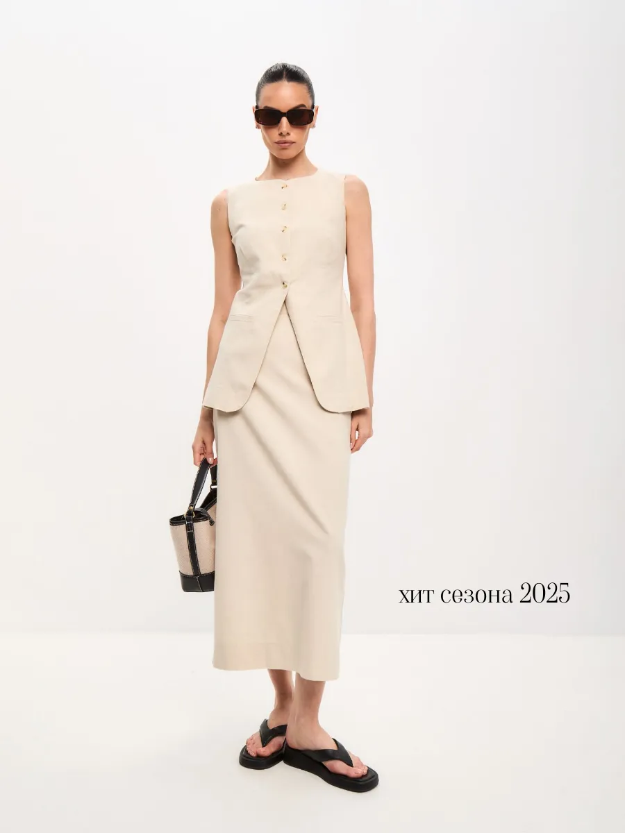 Костюм льняной летний