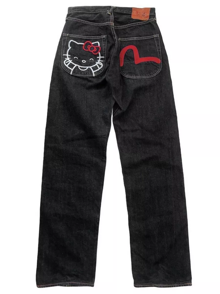 Джинсы Hello Kitty y2k