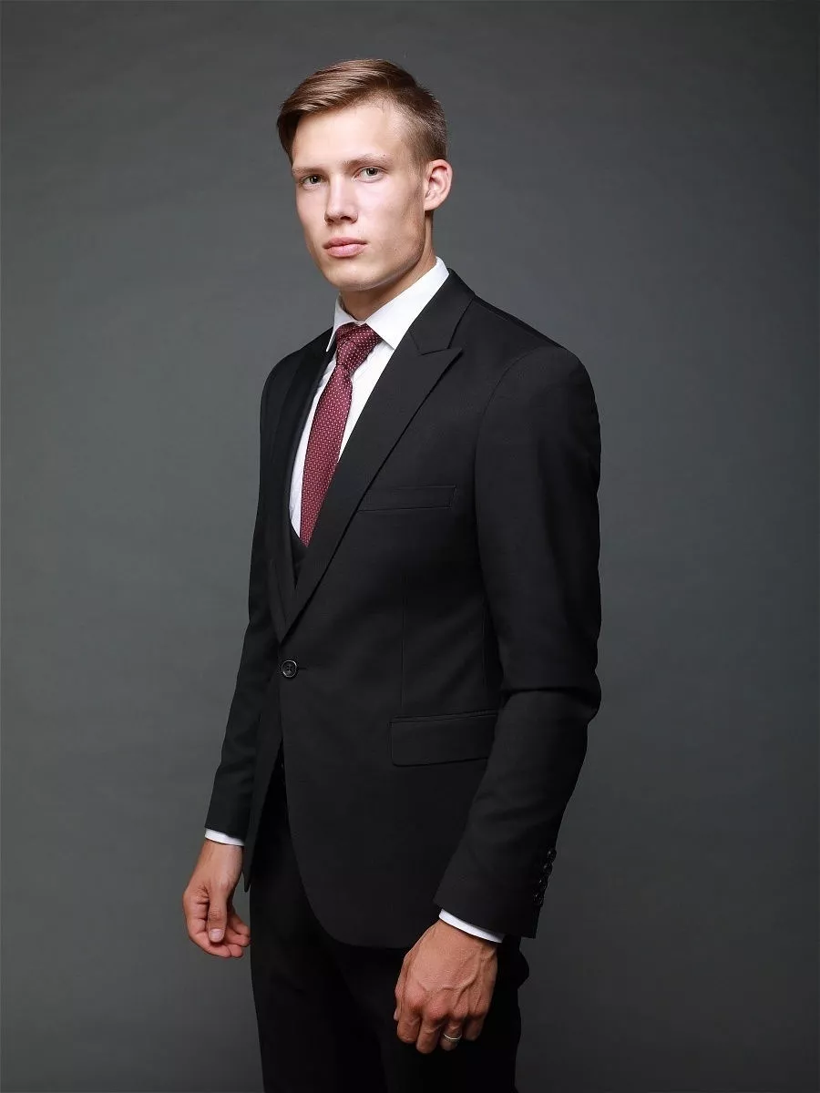Костюм мужской тройка Пиджак+брюки+жилет