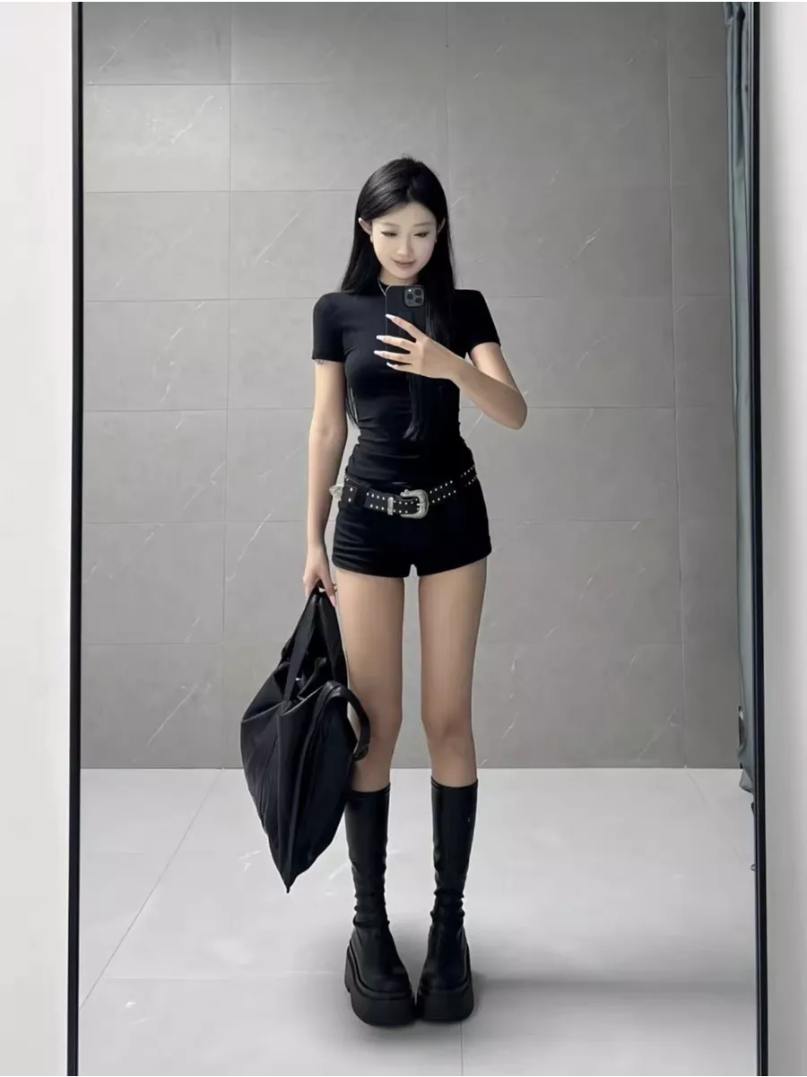 Шорты y2k женские короткие