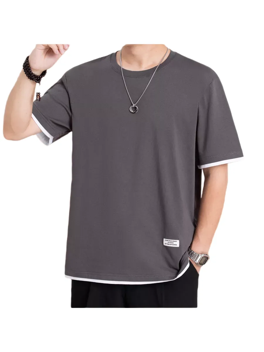 Футболка базовая однотонная