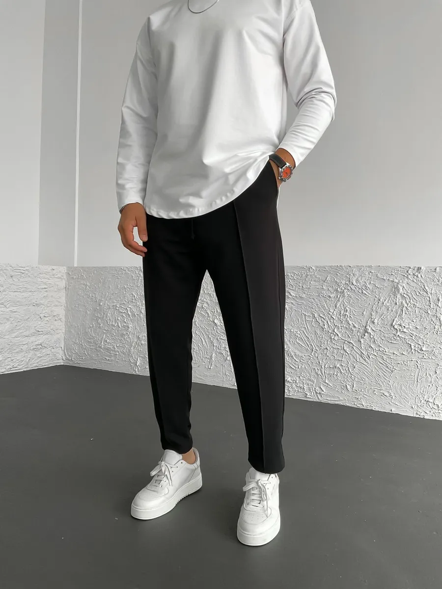 Брюки спортивные зауженные cо стрелками