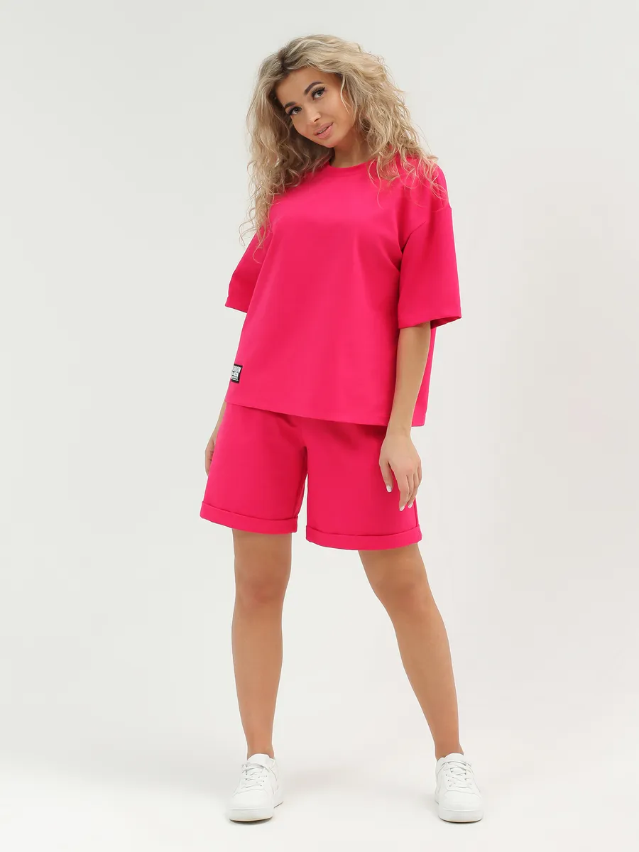 Костюм летний оверсайз с шортами